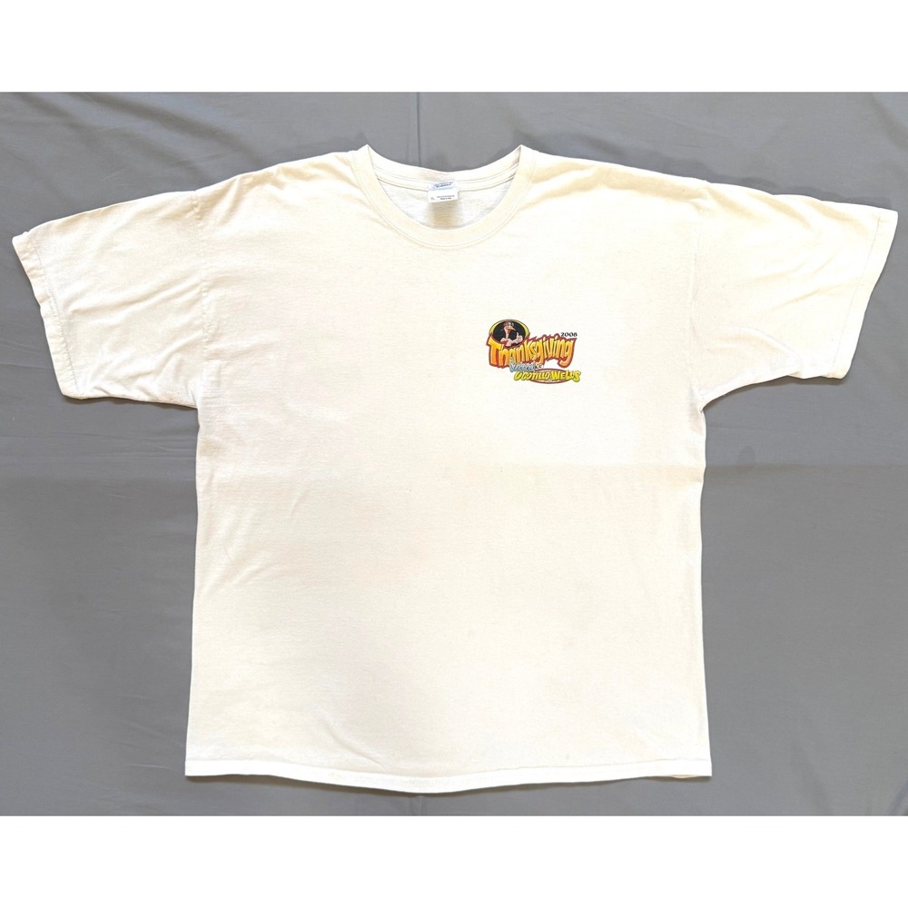 Mens Thanksgiving Weekend Ocotillo Wells 2008 Graphic T-Shirt XL Off-White ATV